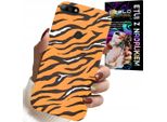 Custodia Per Huawei Y7 2018 - Cover Posteriore A Strisce Di Tigre + Vetro