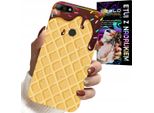 Custodia Per Huawei Y7 2018 - Con Motivo Di Wafer Ricoperto Di Cioccolato