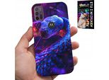 Custodia Per Motorola Moto G10 Power - Serpente Cobra Serpente A Sonagli Rettili Custodia + Pellicola Protettiva