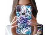 Custodia Per Motorola Moto G10 / G30 - Motivi Floreali Fiori Di Rosa Custodia + Vetro