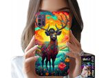 Custodia Per Motorola Moto G10 Power - Motivi Colorati Cervo Alce Animali Della Foresta