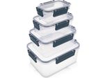 Contenitori Per Alimenti Con Coperchio E Guarnizione 4 Pz.