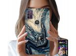Custodia Per Motorola Moto G10 / G30 - Custodia Elegante Con Motivi In Pietra