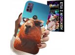 Custodia Per Motorola Moto G10 / G30 - Dolce Capibara, Custodia Capibara + Vetro
