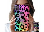 Custodia Per Motorola Moto G10 Power - Colorata Pantera Arcobaleno Retro In Vetro