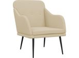 Syfax™ Poltrona Crema 63X76X80 Cm In Tessuto