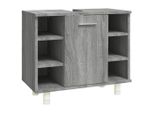 Syfax™ Armadietto Bagno Grigio Sonoma 60X32X53,5 Cm Legno Multistrato