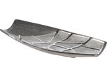 Gilde Schale, "Lissabon"", Keramik, Silberfarben, Ve 3, L. 13 Cm, B. 31 Cm, H. 3 Cm 47496"