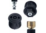Rosfix Adattatore M22 – Adattatore Per Tubi Lavor | Filettatura M22X1,5, Perno 14 Mm | 160 Bar, 60°C | Compatibile Con Idropulitrici Lavor