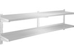 Scaffale A Muro Royal Catering - 2 Ripiani - 180 Cm