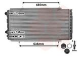Van Wezel Radiatore Raffreddamento Motore 40002150 Per Fiat Ducato Bus (230)