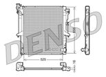 Denso Radiatore, Raffreddamento Motore Per Veicoli Con/Senza Aria Condizionata DRM45017