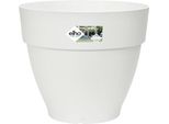 Elho Vaso Da Fiori Vibia Campana 35X29Cm Distanziatore Rotondo Fioriera Cassetta Per Piante Fioriera Plastica Bianco