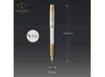 Parker 2119792 Parker FüLler Sonnet Premium Silver Mistral G.C. 18K Sw F