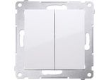 Connettore A Croce Doppio Senza Pittogramma (Modulo) 10Ax 250V, Attacchi Rapidi, Bianco Dw7/2.01/X/11