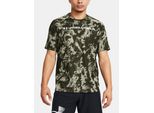 Maglietta Under Armour Tech Abc Camo A Maniche Corte Verde S / Uomo Regular Verde S