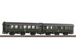 Piko Set Di 2 Carrozze Convertibili B3Yg + Bd3Yg Db Iv - Ho (1:87) - 14 Anni