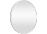 In And Outdoormatch Mirror Dizo - Specchio Appeso - Ø50Cm - Bianco Opaco - Specchio Rotondo - Design Elegante