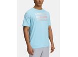 Under Armour Ua Team Issue Wordmark Ss - Stream, Taglia:L