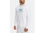 Under Armour Ua Rival Terry Logo Crew Q2 - Bianco, GrößE:L