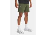Under Armour Ua Icon Fleece Short Taping - Navy Od Green, Taglia:S