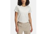 Maglietta A Maniche Corte Under Armour Heavyweight Branded Core Bianco L Donna Bianco L