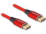 Delock Displayport Cable 16K @ 60Hz, 2M - Red
