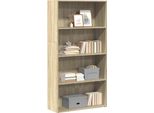 Maison Exclusive - Libreria In Rovere Sonoma 80X30X152 Cm Materiale Ligneo