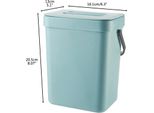 Piccola Pattumiera Da Cucina 3L Contenitore Per Rifiuti Domestici Da Banco Con Coperchio Per Compostatore Di Rifiuti