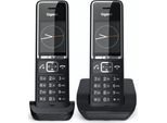 Telefono Cordless Dect Nero Con Segreteria Telefonica Gigaset Comfort550-Duo-Black