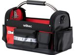 Borsa Porta Attrezzi Pieghevole Wiltec 40 X 20 X 28 Cm Fino A 30 Kg, Borsa Porta Attrezzi A 29 Scomparti, Borsa Da Lavoro Con Tracolla, Borsa Da Trasporto Impermeabile