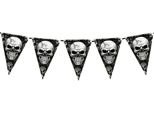 Guirca Pennant Skulls Carta 20X30 Cm 300 Cm Taglia Unica