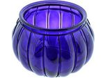 Vaso Con Cornice In Metallo E Decorazione In Vetro Viola 30 Cm Design Moderno
