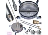 Rosfix T-Racer – Pulitore Per Superfici In Pietra Da Pavimentazione 34 Cm | Acciaio Inox, 275 Bar, Attacco Rapido Da 1/4” | Terrazze, Vialetti, Muri