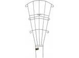 Supporto Da Giardino Per Piante Rampicanti Con Arco Decorativo 90X44Cm Verde Scuro
