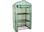 Mini-Serra Da Giardino Con Ripiani 69X49X25Cm Verde Per Ortaggi