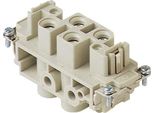 Cxf 4/2 I.L.M.E. Inserto Presa Ilme Cx (F) Connessione A Vite, 6 Pin 4/2+PE 830V - 400V Contatto Di Controllo, 80A/16A -