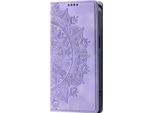 Custodia Per Samsung Galaxy S25+ Custodia Del Telefono Cellulare Flip Case Cover Bag Case Mandala