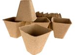 Vasi Di Torba P8 Biodegradabili Piantine Piantine 8 Cm 18 Pezzi