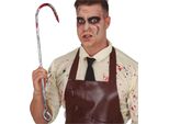 Halloween Hook Spooky Horror Prop Bloody Effect Scary Decoration Costume Accessory Prop Eerie Decor Item Accessory Spectacular Scary Authentic, Colore: Argento