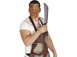 Koch Horror Machete Decorazione Di Halloween Effetto Sangue Accessorio Spaventoso Costume Party, Colore: Grigio / Nero