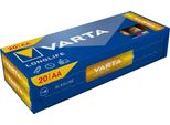 Batterie Alcaline Varta Longlife Aa LR06, Confezione Da 20