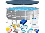 Piscina Da Giardino Con Telaio 366 X 99 Cm 17In1 Intex 26716