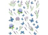 5D Adesivi Per Unghie Autoadesivi Fiori Farfalle N. 18