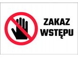 Cartello "Vietato Entrare"" 20X30 Cm Pvc T016"
