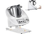 Base Scorrevole Per Thermomix TM5 TM6 Con Maniglia Bianco