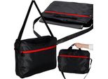 Borsa Per Laptop Da 15,6 Pollici Con Tracolla - Unisex, Nera