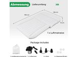 Materasso Ad Aria Suv 190X130 Cm, Letto Gonfiabile Con Pompa