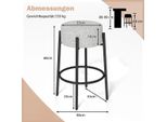 Sgabello Da Bar 68 Cm, Seduta Imbottita, Senza Schienale, Struttura In Metallo