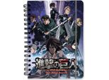 Quaderno A5 Di Attack On Titan Con Pagine Bianche Per Schizzi